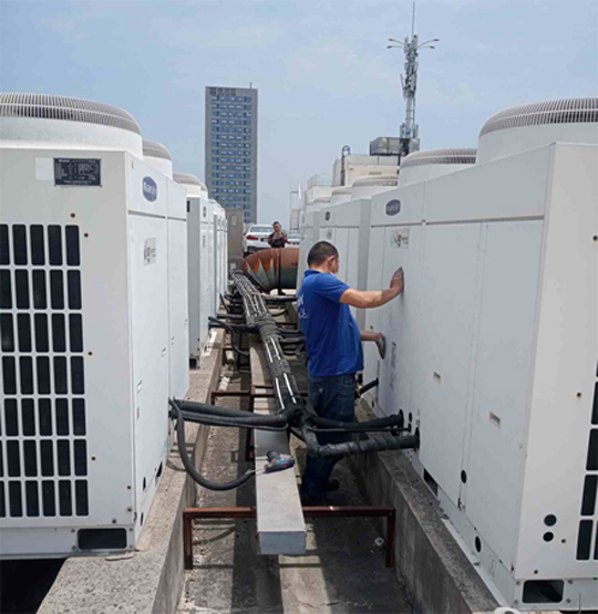 铁力中央空调制热和不制冷系统维修方法